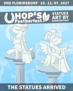New Statues of Hop and Falco have arrived