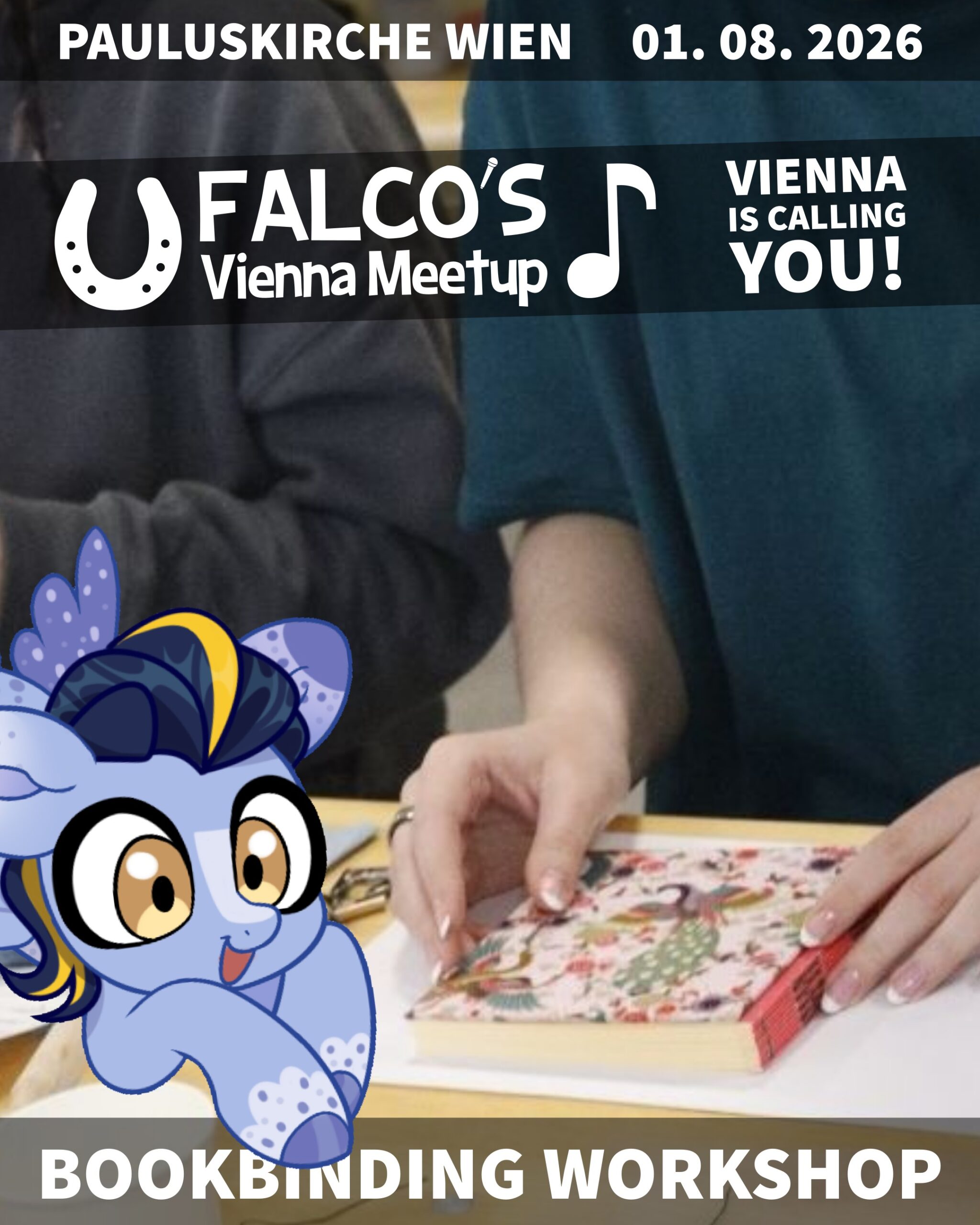 Falcos Vienna Meetup Bookbinding Workshop