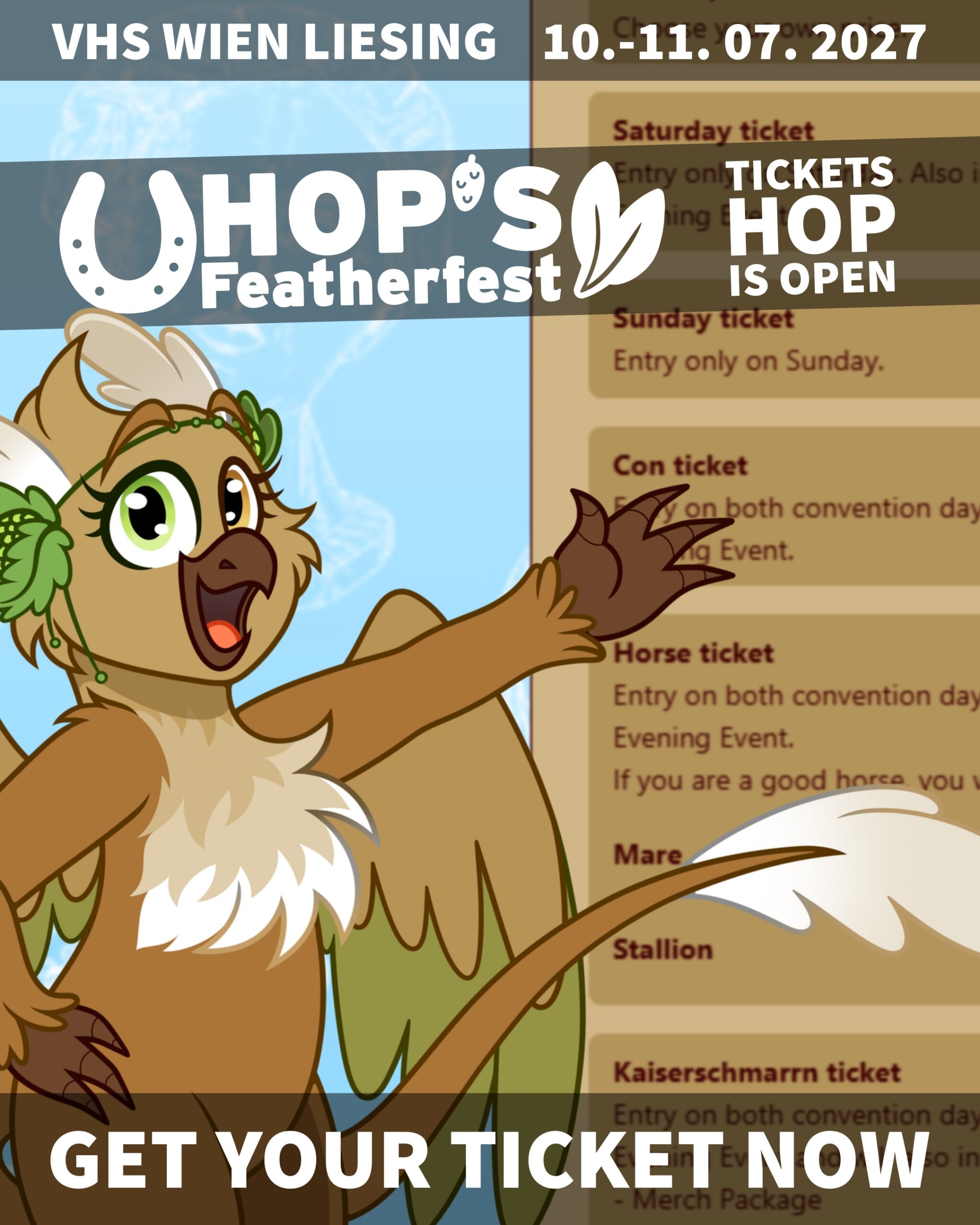 the ticket shop is now open
