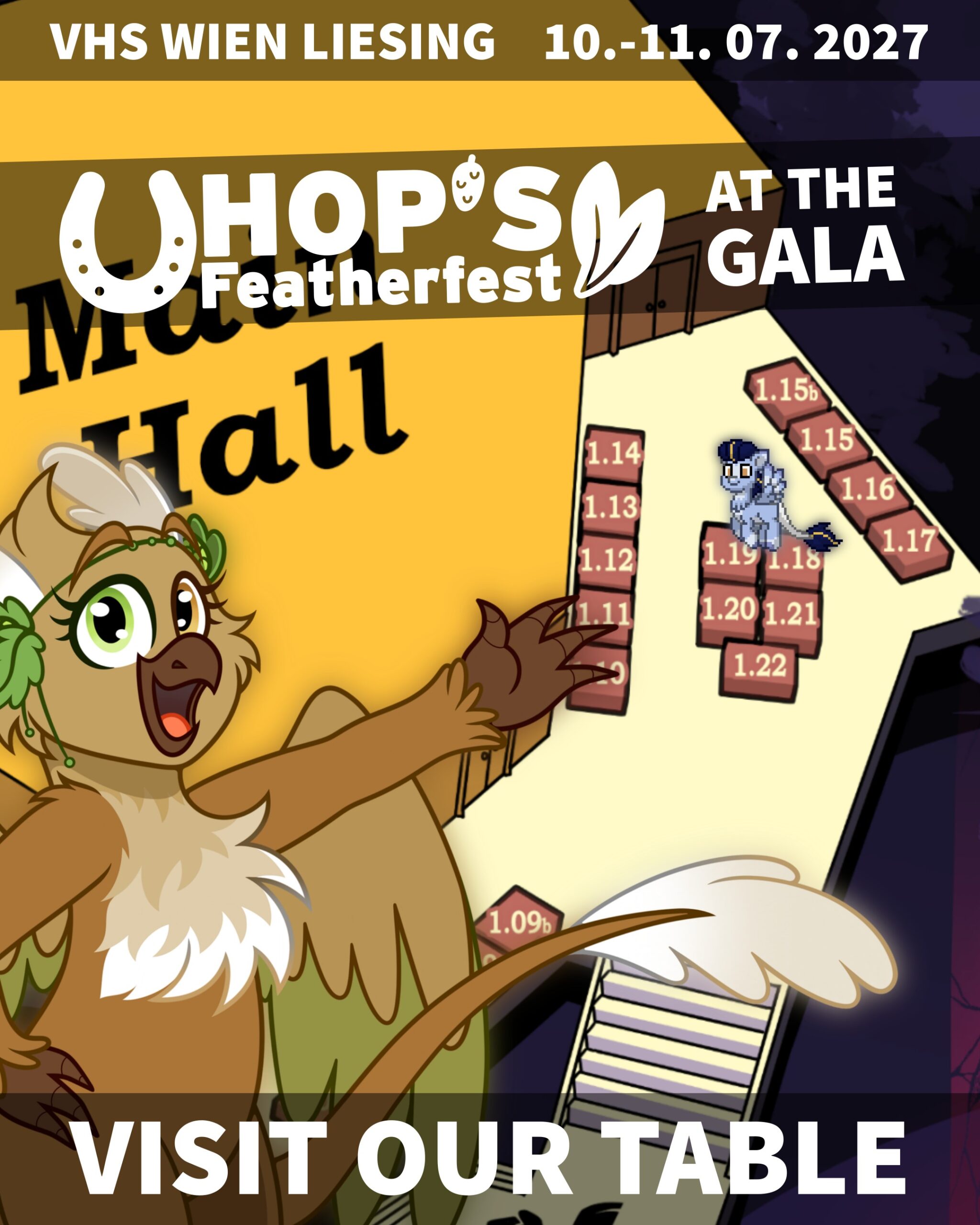 Hop's Featherfest at the Gala - Visit our table!